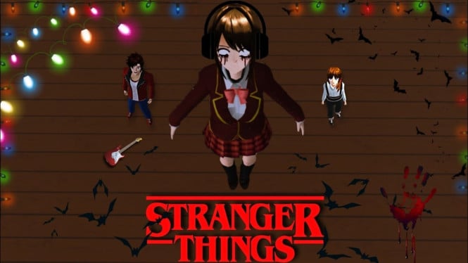 Stranger Things di Sakura School Simulator