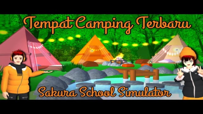Arena Glamping di Sakura School Simulator