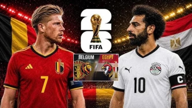 Link Live Streaming Belgia vs Mesir di Piala Dunia 2026
