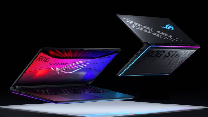 A‌sus ROG Strix Scar 18 Tampilkan Layar Mini LED 1.600 Nit dan G‌PU 175 Watt