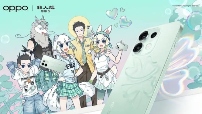 Fans Komik Wajib Punya! OPPO Reno16 Edisi Khusus Non-Human Rilis 3 Juli