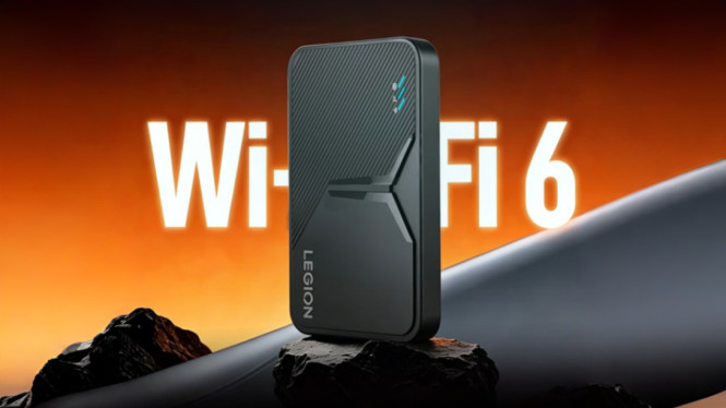 Lenovo Legion LM50S Resmi Meluncur, Hotspot Wi-Fi 6 Murah dengan Baterai 12 Jam