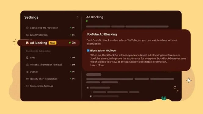 DuckDuckGo Blokir Iklan YouTube Gratis - Tanpa Ekstensi!