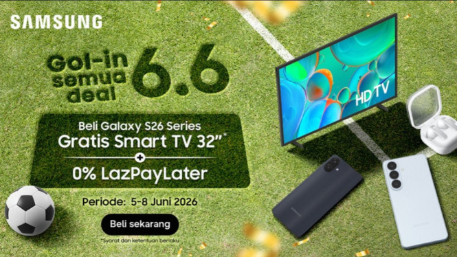 Penjualan Samsung Melonjak Tiga Digit di Lazada