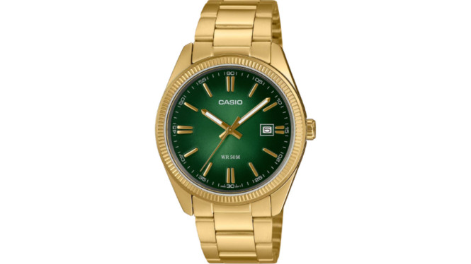 Casio Rilis Jam Tangan Emas dengan Dial Hijau, Harga Rp1,8 Juta!