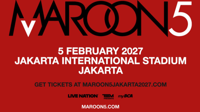  Jangan Ketinggalan! Link Tiket Konser Maroon 5 Jakarta 2027, Jadwal War & Harga Lengkap!