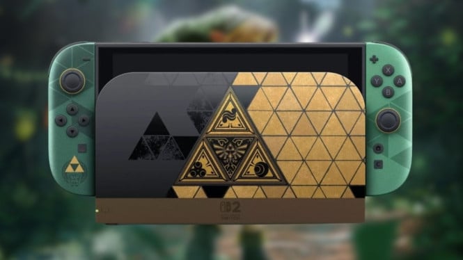 Nintendo kembali membuka penjualan konsol Switch 2 edisi Zelda 40th Anniversary dengan harga resmi.