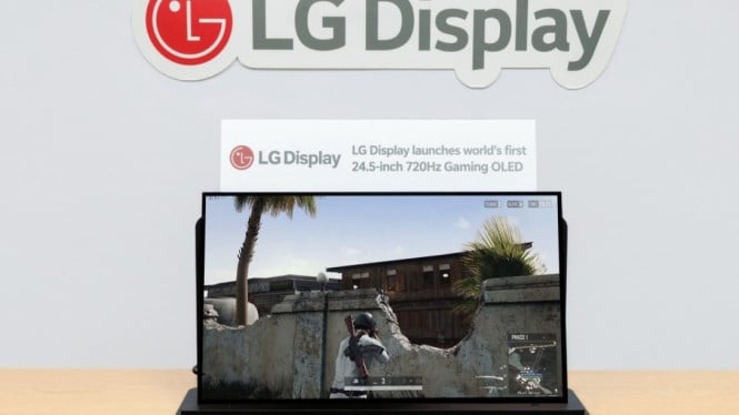 LG Bikin Layar OLED 720Hz Buat Gamer, Main CS2 Makin Mulus Bebas Blur