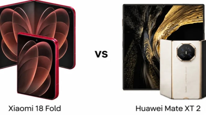 Xiaomi 18 Fold vs Huawei Mate XT 2