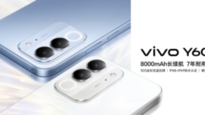 Vivo Y600i Resmi Rilis: Baterai 8.000 mAh dan Bodi IP69