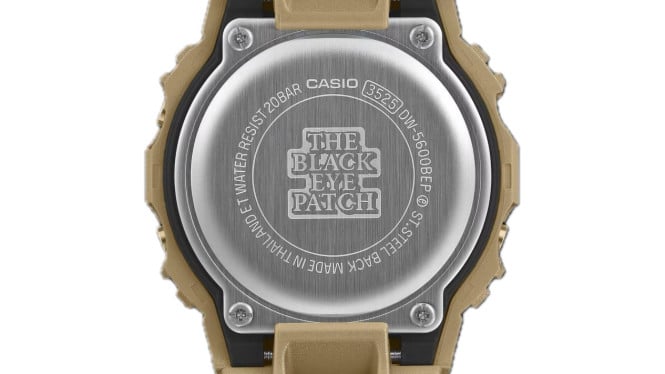 Casio G-Shock x BlackEyePatch DW-5600BEP-9 resmi masuk pasar Amerika Serikat dengan harga Rp2,9 jutaan ($165).