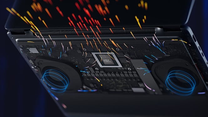 HP ZBook Ultra G3a menggabungkan layar 16 inci dengan bodi workstation berbobot 1,9 kg.