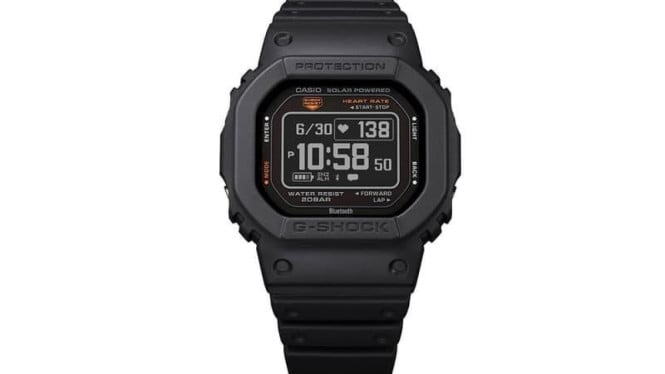 Casio G-Shock DW-GH5600 berpotensi mengombinasikan sensor detak jantung optik dengan pemancar Multi Band 6.