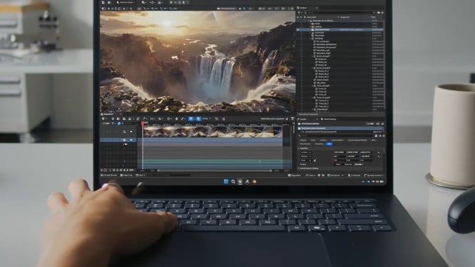 Microsoft Surface Laptop Ultra ditenagai oleh Nvidia RTX Spark N1X ARM SoC, siap bersaing dengan MacBook Pro 16 M5 Pro.