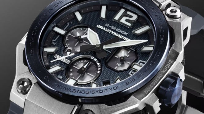 Bocoran tampilan Casio G-Shock Gravitymaster edisi khusus yang dikabarkan hadir menggunakan tali bahan Kevlar kustom.