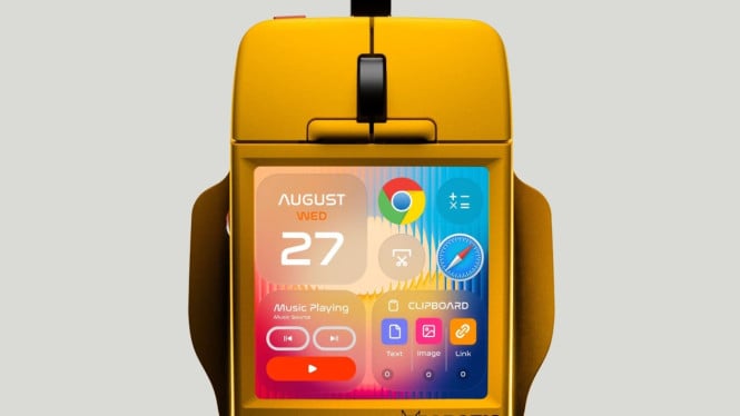 Arctic Fox Super Mouse dibekali layar sentuh LCD 3.1 inci dan pemrosesan suara lokal.
