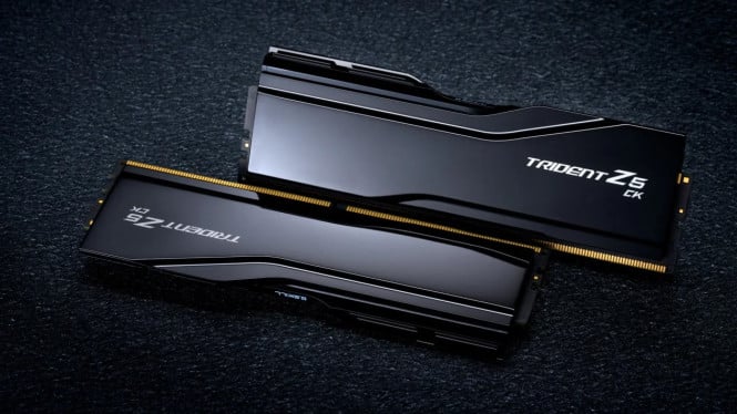 Modul RAM DDR5 G.Skill Trident Z5 CK menjadi contoh jenis memori yang kini diperebutkan antara pengguna PC dan data center AI.