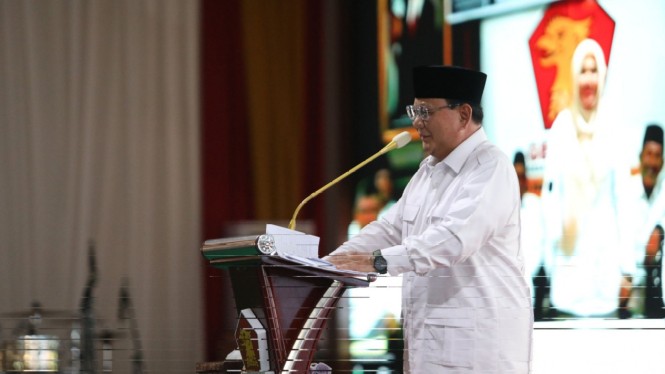 Ketum Partai Gerindra, Prabowo Subianto
