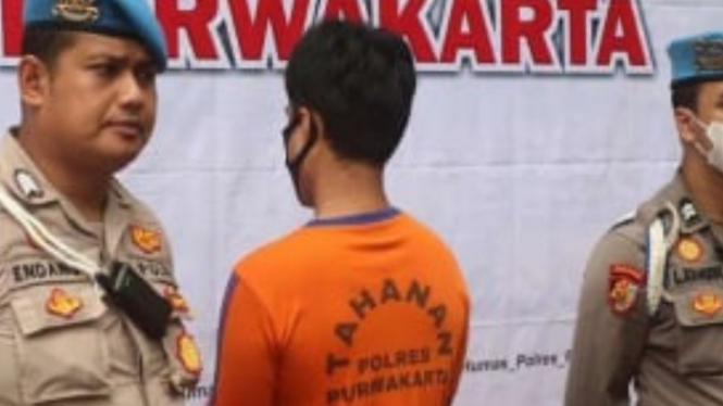 Polres Purwakarta merilis kasus narkoba anak Lilis Karlina