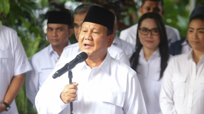 Ketum Partai Gerindra Prabowo Subianto