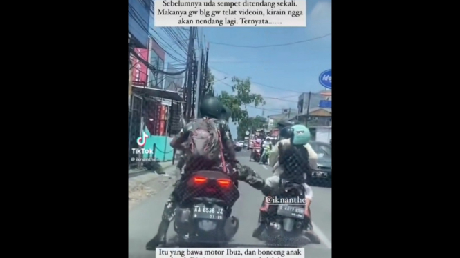 Arogansi oknum TNI AU di jalan