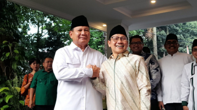 Prabowo Subianto dan Muhaimin Iskandar