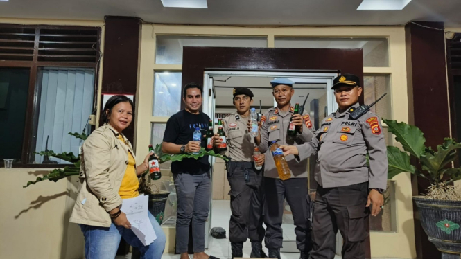 Polres Gorontalo Kota sita puluhan botol miras
