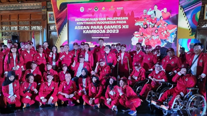 Kontingen Indonesia di ASEAN Para Games 2023 Kamboja