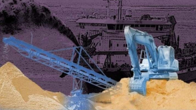 Ekpor pasir laut yang dinilai eksploitatif
