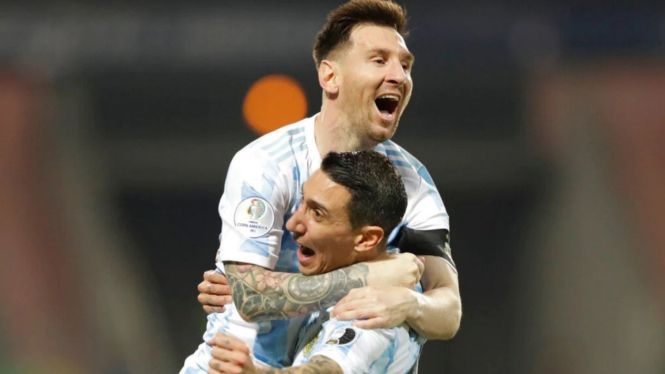 Lionel Messi dan Angel di Maria