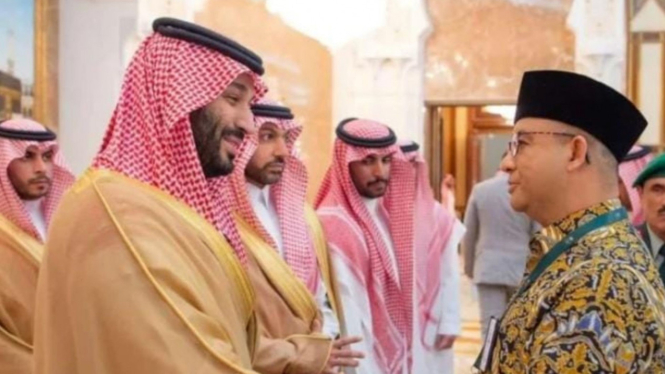 Anies Baswedan dengan Pangeran Muhammad bin Salman al-Saud