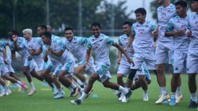 Latihan Persib Bandung jelang laga kontra Arema FC