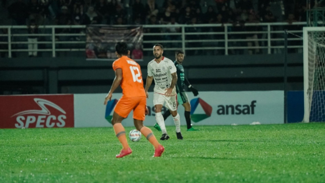 Brwa Nouri, saat Bali United kontra Borneo FC