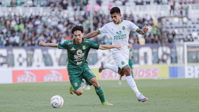 Persebaya tumbang dari Persikabo 1973 dengan skor 1-2