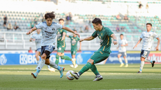 Sho Yamamoto cetak gol kemenangan Persebaya atas Persita Tangerang