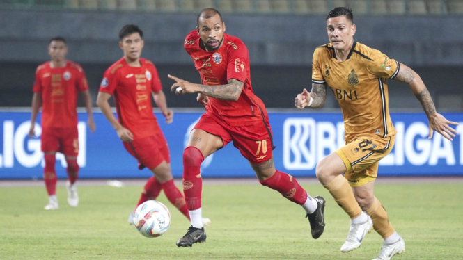 Gustavo Almeida cedera saat bela Persija lawan Bhayangkara FC