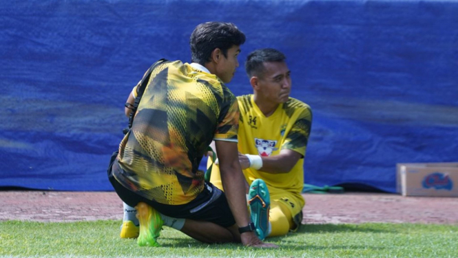 Kiper Persib Bandung, Reky Rahayu jalani pemulihan