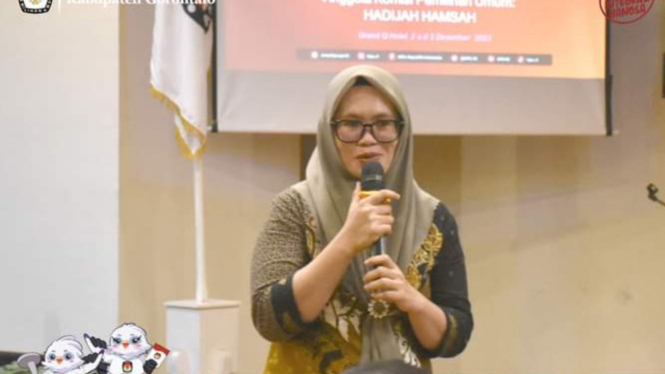 Hadijah Hamzah, anggota KPU Kabupaten Gorontalo