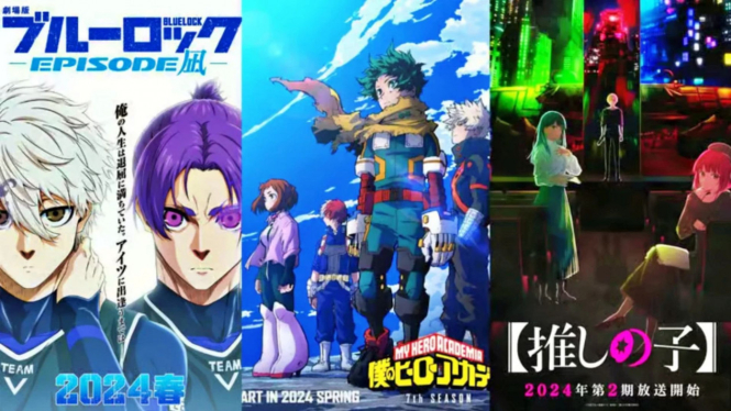 Anime yang paling ditunggu tahun 2024