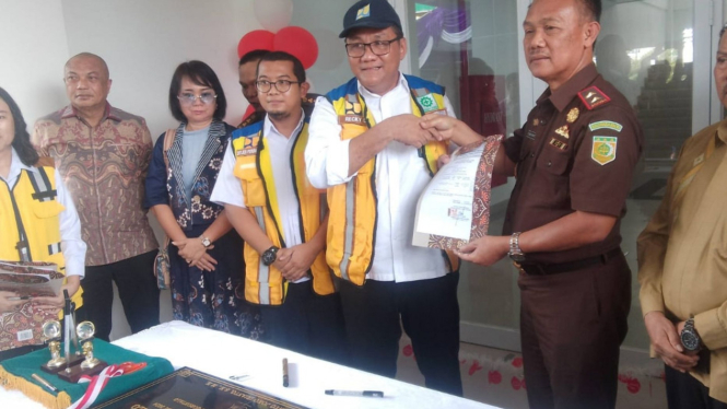 Peresmian gedung PTSP Kejaksaan Tinggi Gorontalo