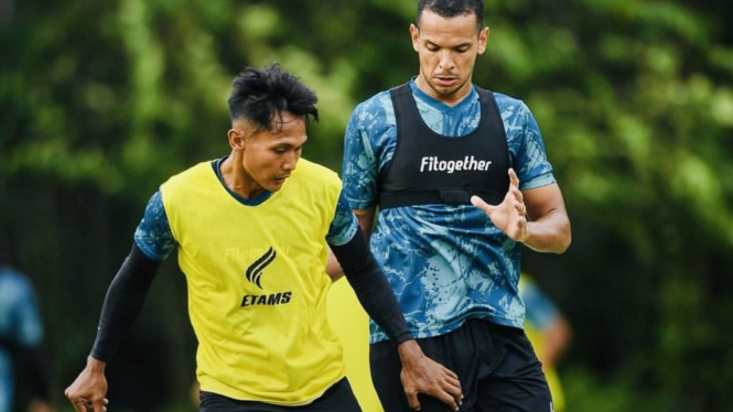 Latihan Borneo FC jelang laga kontra Persija