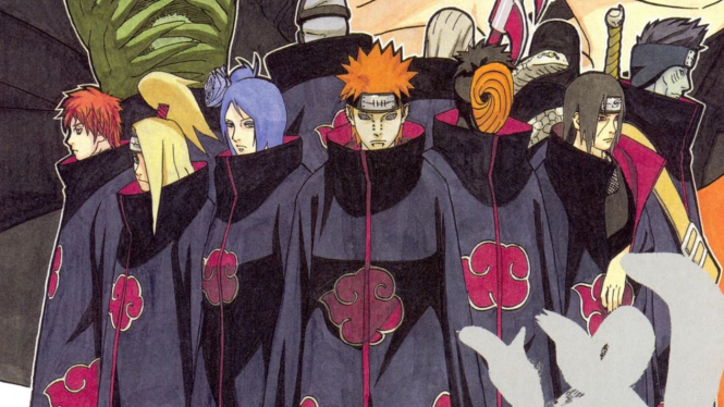 Kekuatan Khas 16 Anggota Akatsuki di Naruto