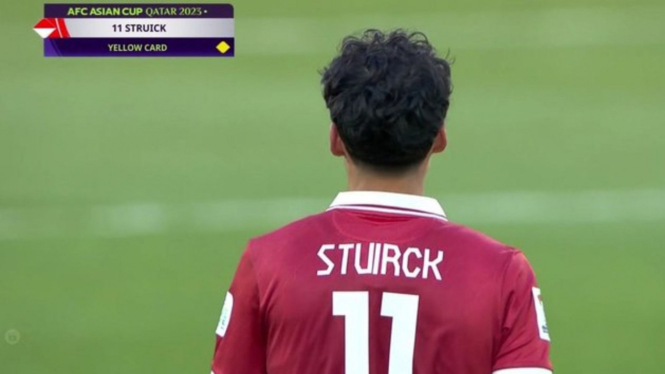 Salah cetak nama Rafael Struick di jersey Timnas Indonesia