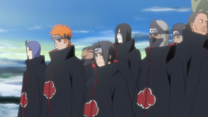 Misteri di balik simbol awan merah Akatsuki di Naruto
