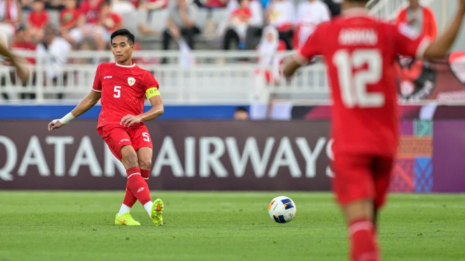 Rizky Ridho dapat kartu merah dari Shen Yinhao