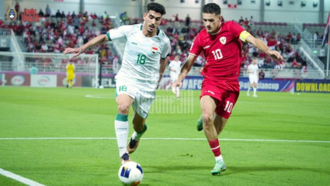Duel Timnas Indonesia U-23 vs Irak U-23