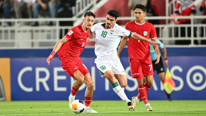Duel Timnas Indonesia U-23 Vs Irak