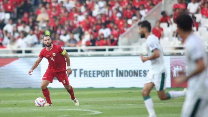 TImnas Indonesia tumbang dari Irak dengan skor 0-2