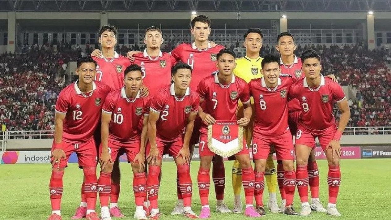 Foto Timnas Indonesia U23 Menang 90 Lawan China Taipei di Kualifikasi