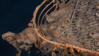 Penampakan Bingkai Kapal Titanic